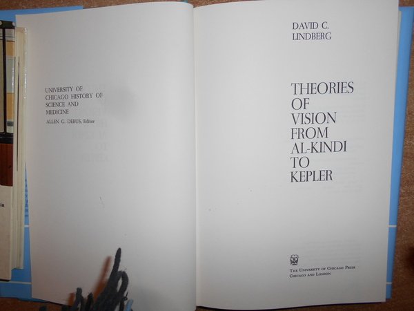 Theories of Vision from Al-Kindi to Kepler