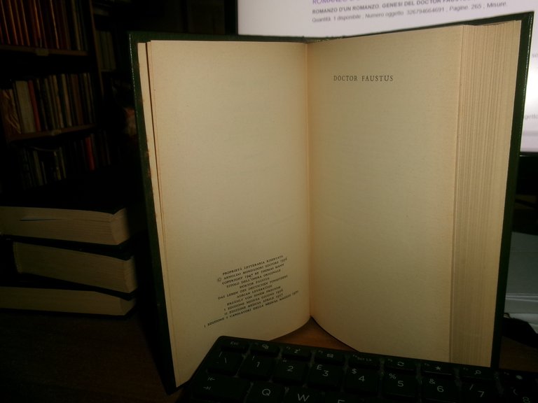 THOMAS MANN. Doctor Faustus romanzo Medusa 1970 | Immagine Gallery 3