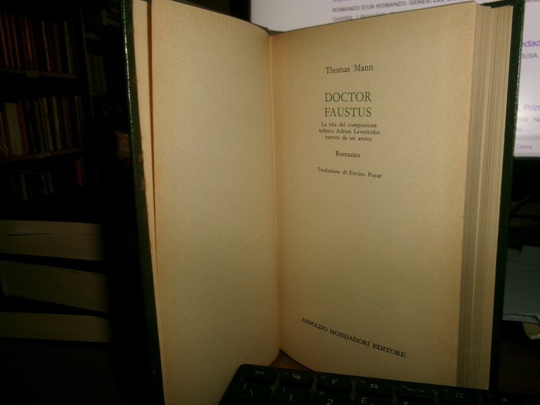 THOMAS MANN. Doctor Faustus romanzo Medusa 1970 | Immagine Gallery 5