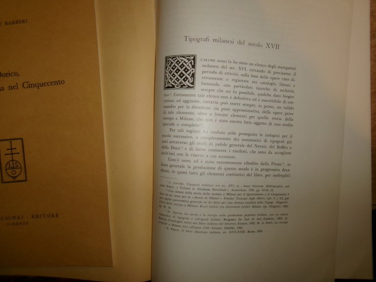 Tipografi milanesi del sec. XVII. I Dorico, tipografi a Roma …