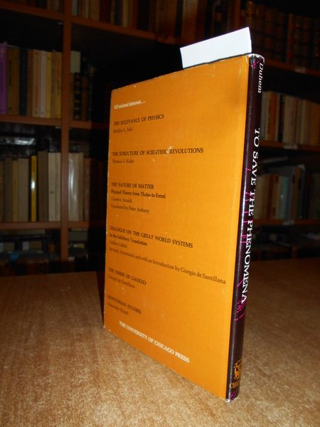 To Save the Phenomena. An Essay on the idea of …