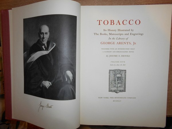 TOBACCO Its History Illustrated by The Books, Manuscripts and Engravings …