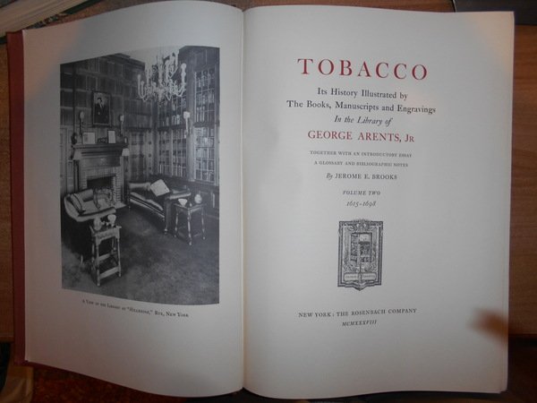 TOBACCO Its History Illustrated by The Books, Manuscripts and Engravings …