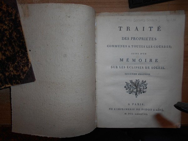 Traité des propriétés communes à toutes les courbes suivi d' …