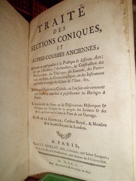 Traité des Sections Coniques, et Autres Courbes Anciennes