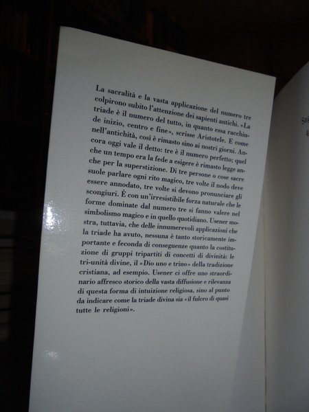 TRIADE Saggio di numerologia mitologica