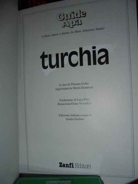 TURCHIA - Guide APA