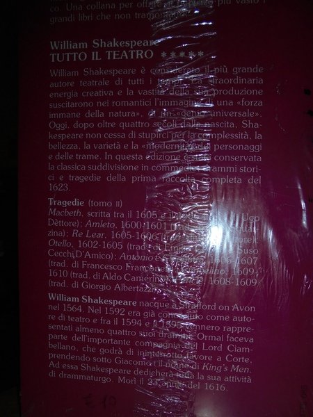 Tutto il teatro. Macbeth, Amleto, Re Lear, Otello, Antonio e …