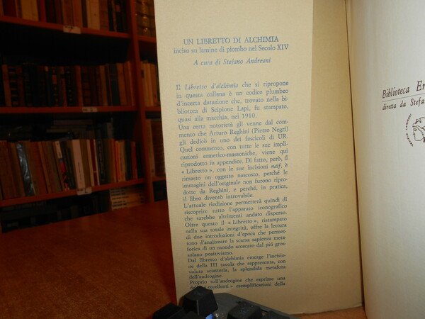 Un Libretto di Alchimia inciso su lamine di Piombo nel …