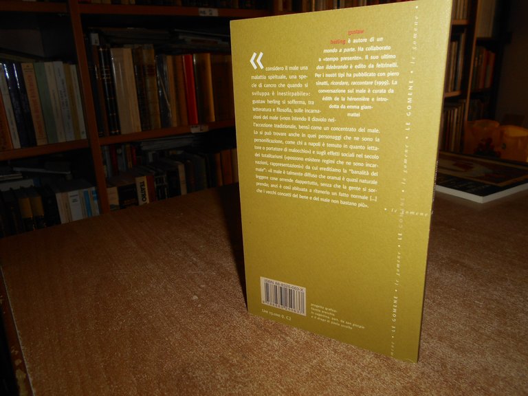 Variazioni sulle tenebre. Conversazioni sul male. GUSTAW HERLING 2000