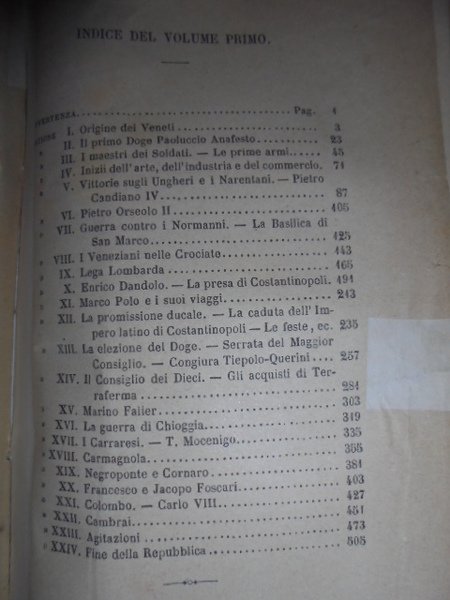 (Veneto) Lezioni di Storia Veneta