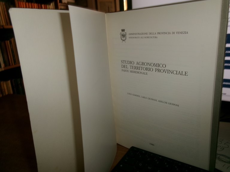 (Venezia) Studio Agronomico del territorio Provinciale parte meridionale. 1991