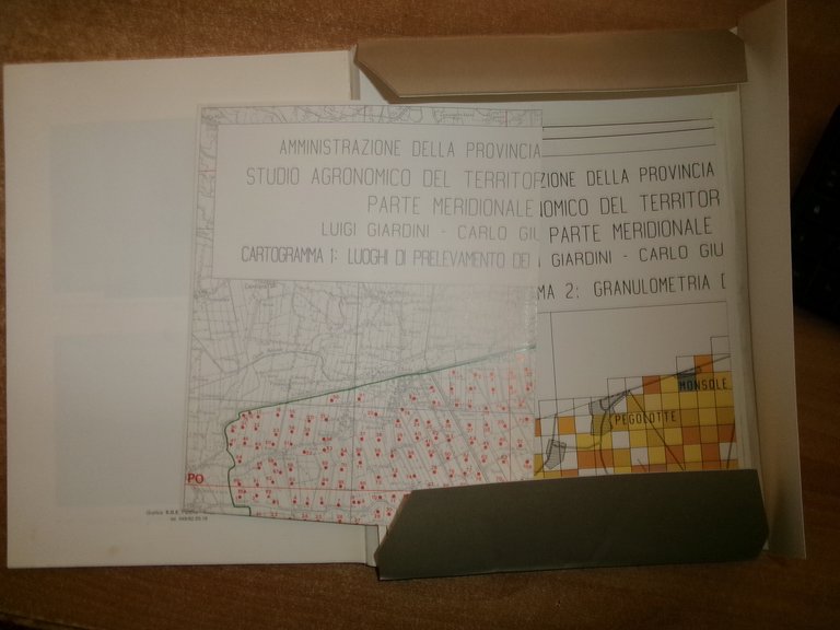 (Venezia) Studio Agronomico del territorio Provinciale parte meridionale. 1991