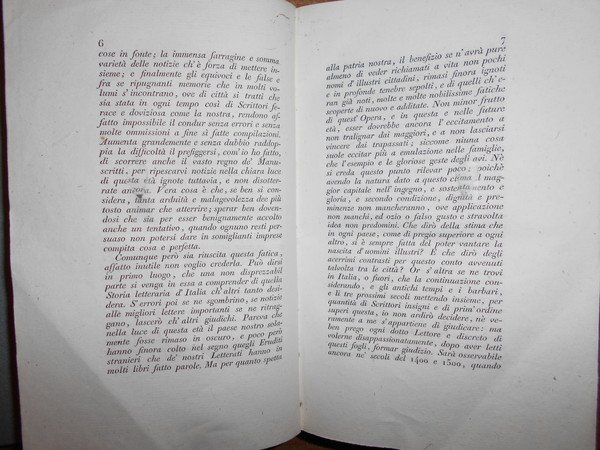 (Verona) Notizia degli Scrittori Veronesi di Scipione Maffei