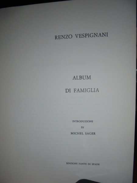 VESPIGNANI Album di famiglia