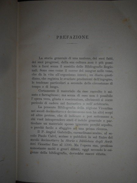 (Vicenza) Gli Scrittori Vicentini de Secoli Decimottavo e Decimonono