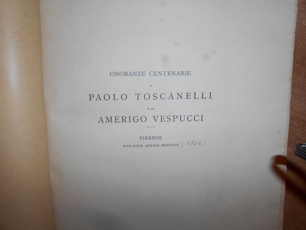 VITA DI AMERIGO VESPUCCI SCRITTA DA ANGELO MARIA BANDINI CON …