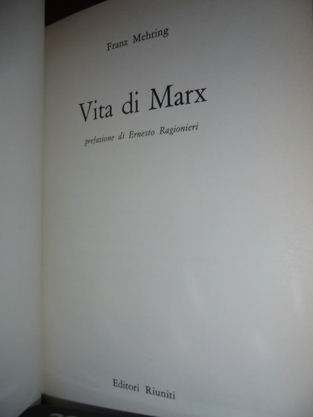 Vita di Marx