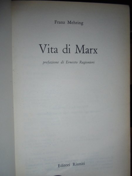 Vita di Marx