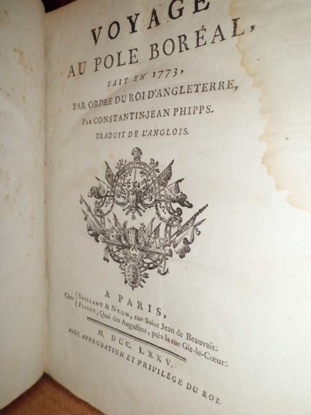 Voyage au Pole Boréal, fait en 1773, par ordre du …