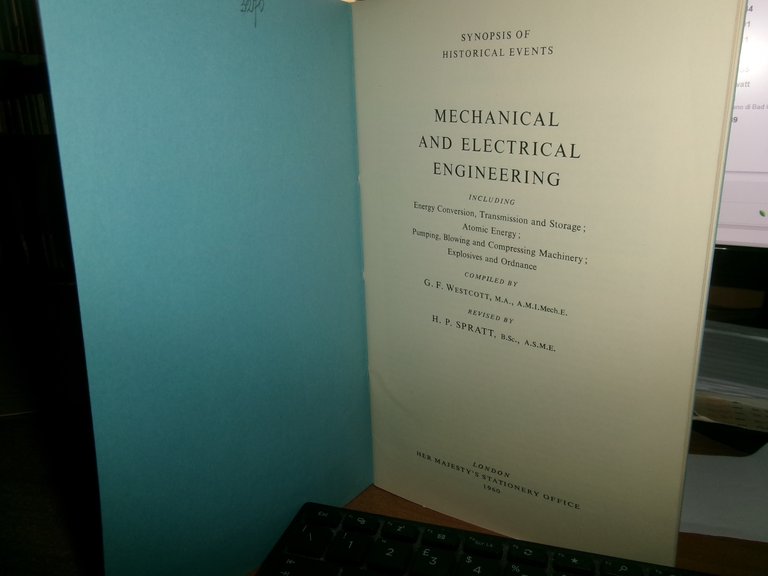 WESTCOTT. Mechanical and Electrical Engineering including... 1960