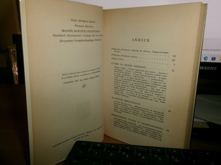 WILHELM MOUFANG. Il Libro dei Misteri e delle Potenze Ignote …