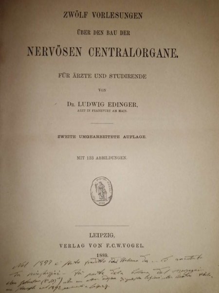 Zwolf Vorlesungen uber den Bauder Nervosen Centralorgane