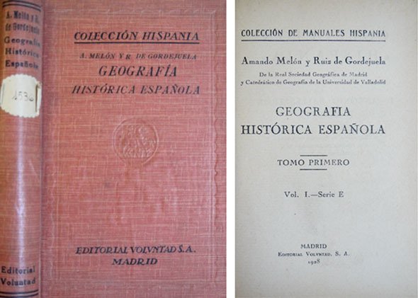 Geografía Histórica Española.