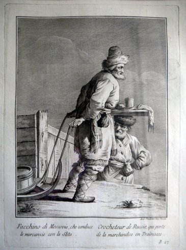 Racçolta di Stampe che representano Figure e Abiti di varie …