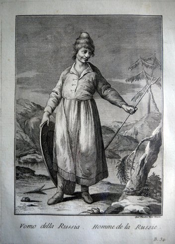 Racçolta di Stampe che representano Figure e Abiti di varie …