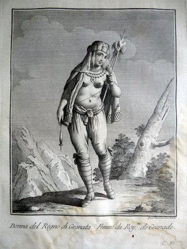 Racçolta di Stampe che representano Figure e Abiti di varie …