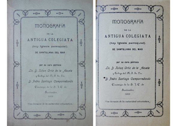 Monografía de la antigua Colegiata, hoy Iglesia Parroquial, de Santillana … | Immagine Gallery 1