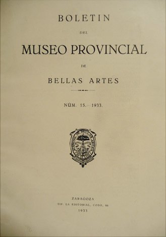 Boletín del Museo Provincial de Bellas Artes de Zaragoza. Año … | Immagine Gallery 2
