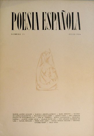 Poesía Española. Revista Literaria. Director José García Nieto. Número 31, …