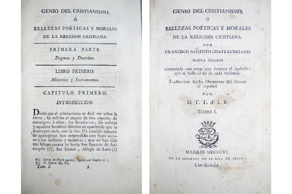 Genio del Cristianismo, ó Bellezas poéticas y morales de la …