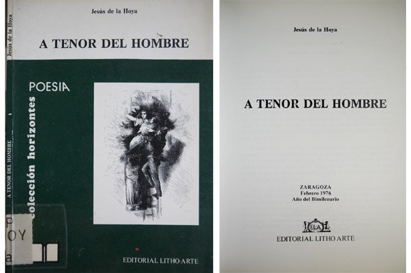 A tenor del hombre.