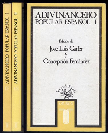 Adivinancero Popular Español.