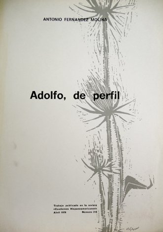 Adolfo, de perfil.