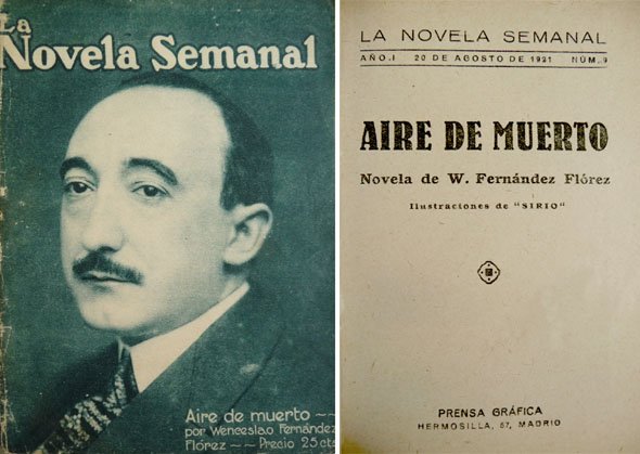 Aire de muerto. Novela.