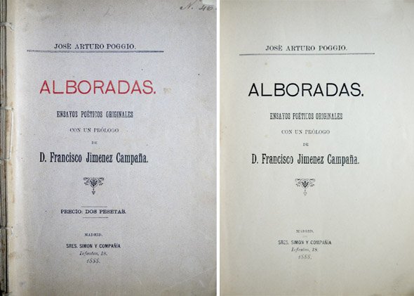 Alboradas. Ensayos poéticos originales. Con un prólogo de Don Francisco …