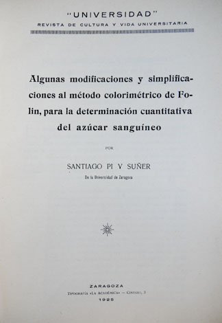 Algunas modificaciones y simplificaciones al método colorimétrico de Folín para …