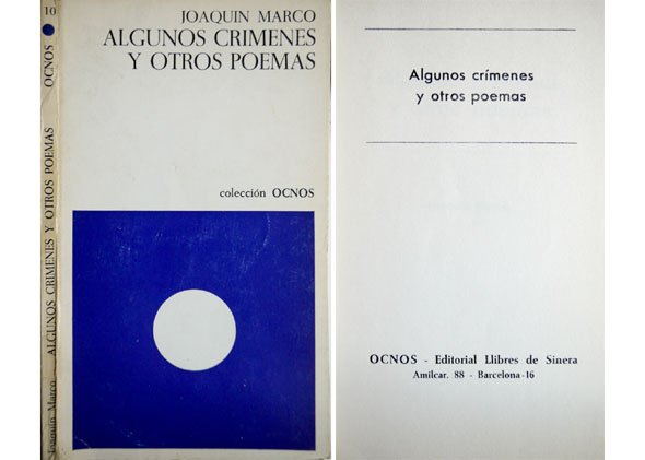 Algunos crímenes y otros poemas.