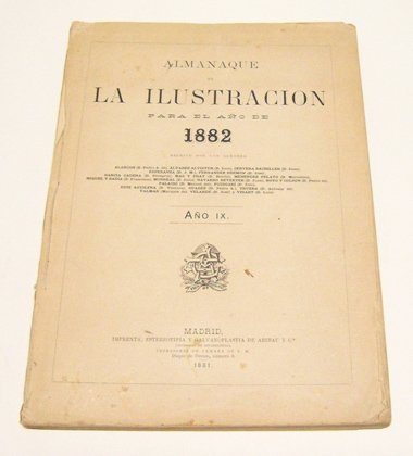 Almanaque de "La Ilustración" para el año de 1882.