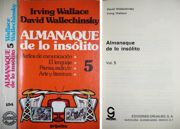 Almanaque de lo insólito. 5: Medios de comunicación, El lenguaje, …