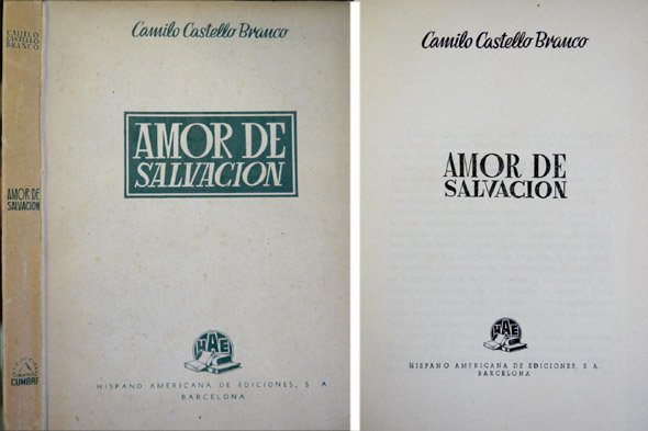 Amor de salvación. Traducción del portugués por Montenegro (¿?).