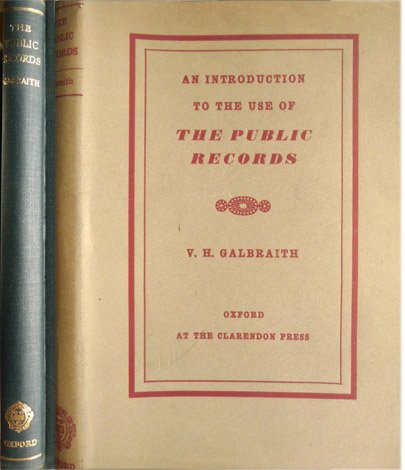 An Introduction to the use of the Public Records.