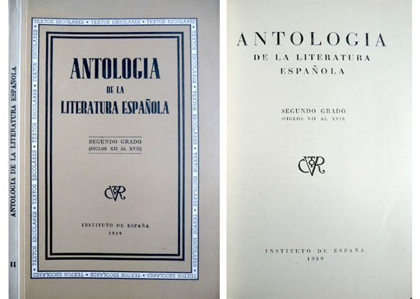 Antología de la Literatura Española. Primer Grado. (Siglos XII al … | Immagine principale