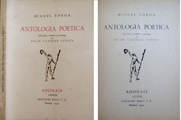 Antología Poética. Selección, versión y prólogo de Pilar Vázquez Cuesta.
