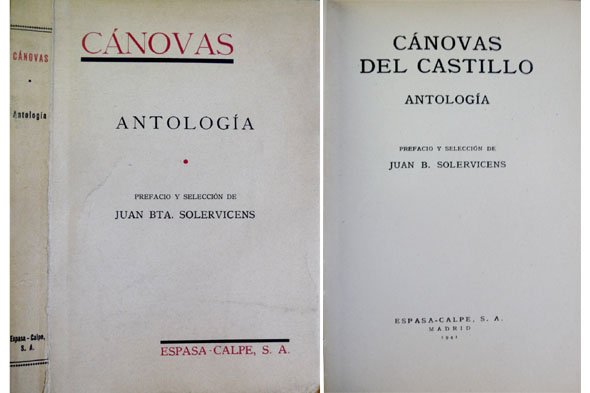 Antología. Prefacio y selección de Juan Bautista Solervicens.