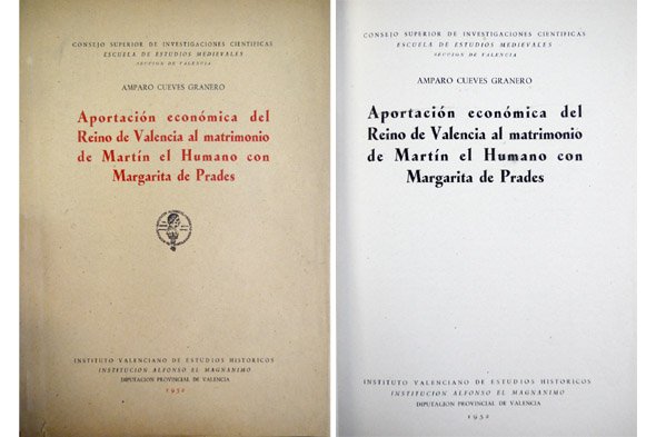 Aportación económica del Reino de Valencia al matrimonio de Martín …